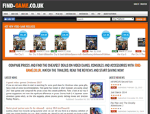 Tablet Screenshot of find-game.co.uk